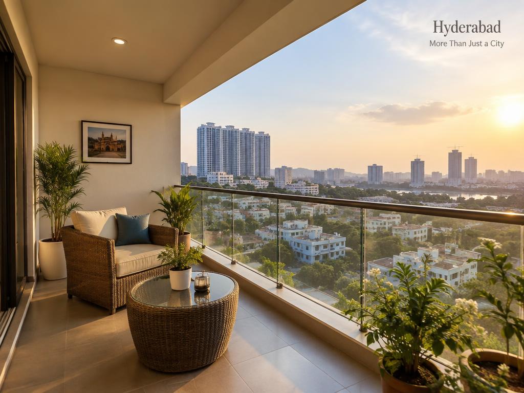 2 BHK with city-view balcony — 2 BHK in Gachibowli