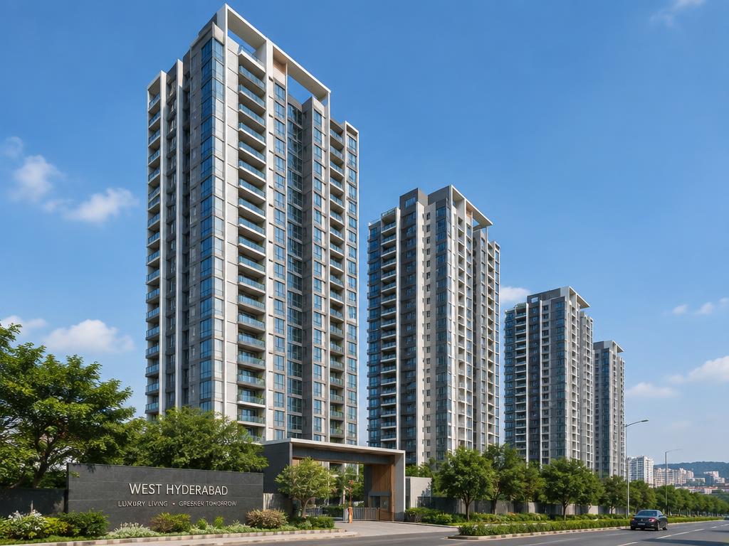 3 BHK high-rise apartment — 3 BHK in Kokapet